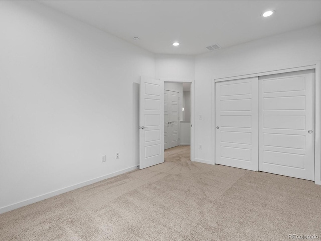 11719 W 45th Pl, Wheat Ridge, CO 80033 - unfurnished bedroom featuring carpet floors, recessed lighting, a closet, and baseboards