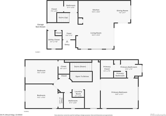 11719 W 45th Pl, Wheat Ridge, CO 80033 - home floor plan