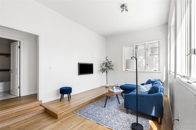 1260 S Emerson St, Denver, CO 80210 - living room featuring wood finished floors and baseboards