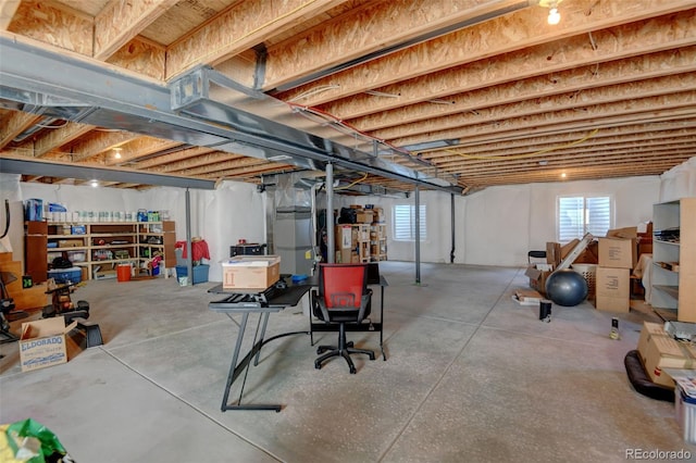 9046 Sandpiper Dr, Frederick, CO 80504 - basement with heating unit