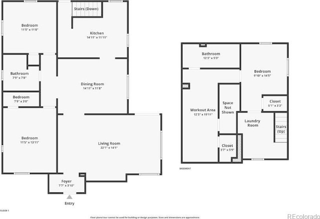1300 Cherry St, Denver, CO 80220 - floor plan / room layout