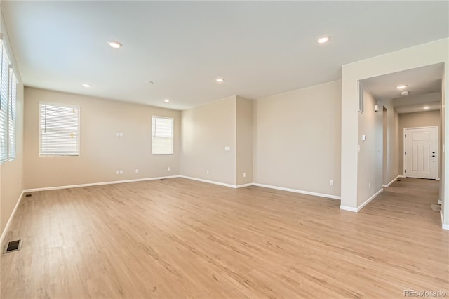 4114 Estrella St, Brighton, CO 80601 - unfurnished room featuring light wood-style flooring and recessed lighting