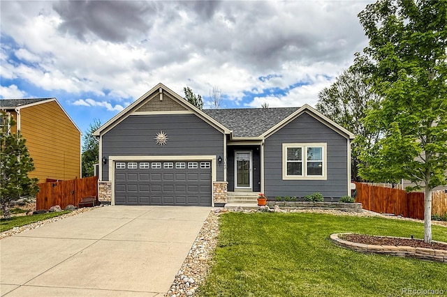 13642 Wrangler Way, Mead, CO 80542 - view of front of property with driveway and an attached garage