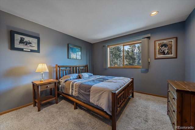 11222 Conifer Mountain Rd, Conifer, CO 80433 - bedroom with carpet flooring and recessed lighting