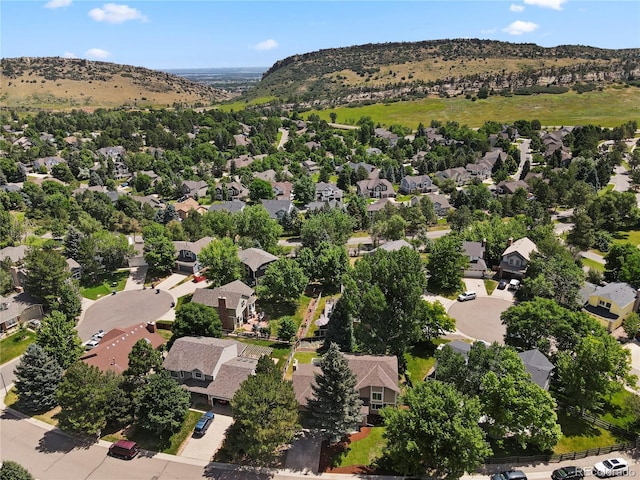 34 Honey Locust, Littleton, CO 80127 - aerial view of residential area featuring a mountainous background