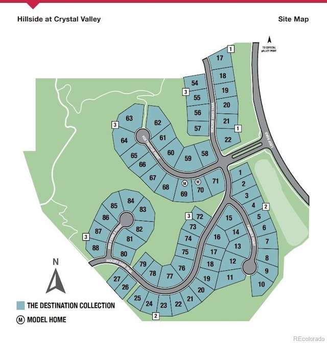 1672 Fox Trotter Pt, Castle Rock, CO 80104 - map of parcels
