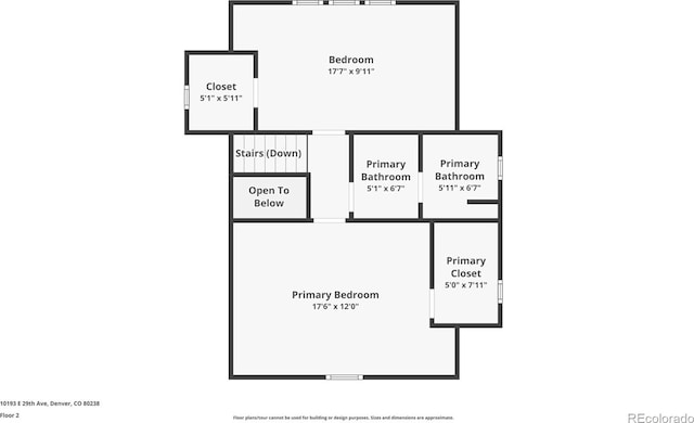 10193 E 29th Ave, Denver, CO 80238 - view of room layout