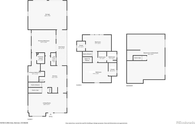 10193 E 29th Ave, Denver, CO 80238 - view of floor plan / room layout