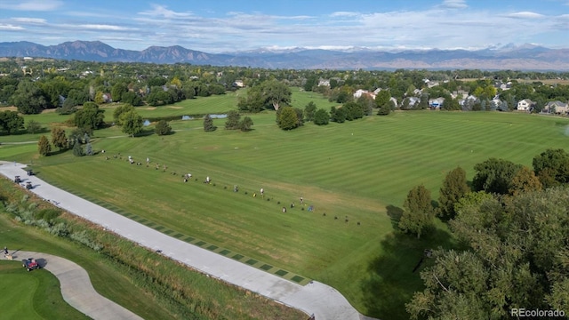 882 Eldorado Dr, Superior, CO 80027 - aerial view of a mountain backdrop and a golf club