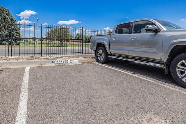 view of car parking