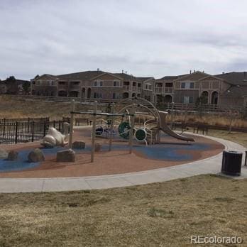 exterior space with a playground