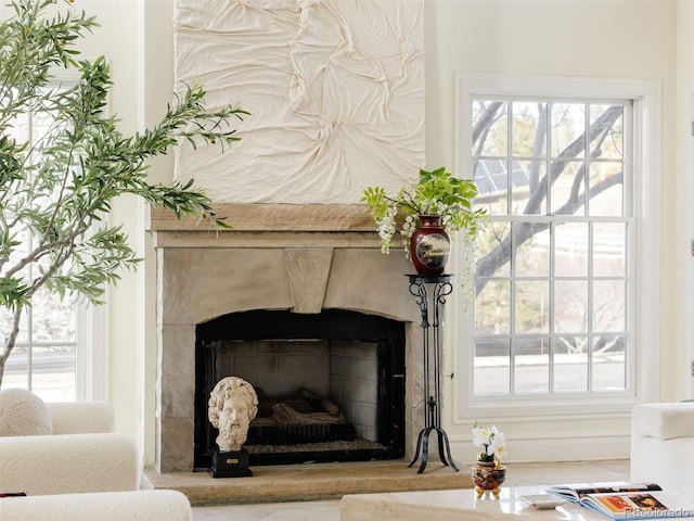 5700 S Steele St, Greenwood Village, CO 80121 - detailed view of a premium fireplace