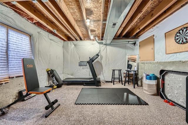 view of exercise room