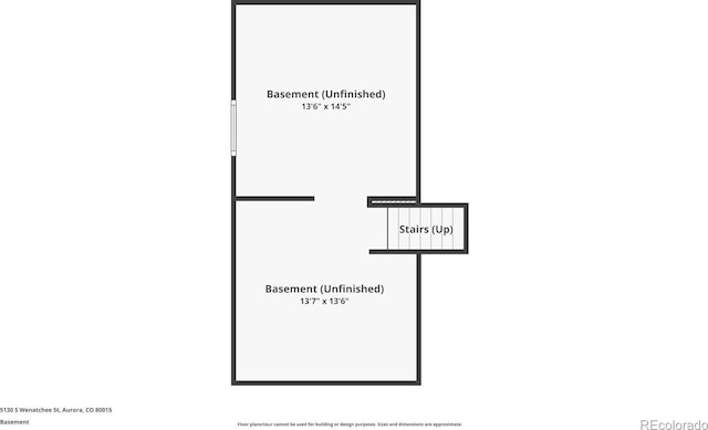 5130 S Wenatchee St, Aurora, CO 80015 - room layout