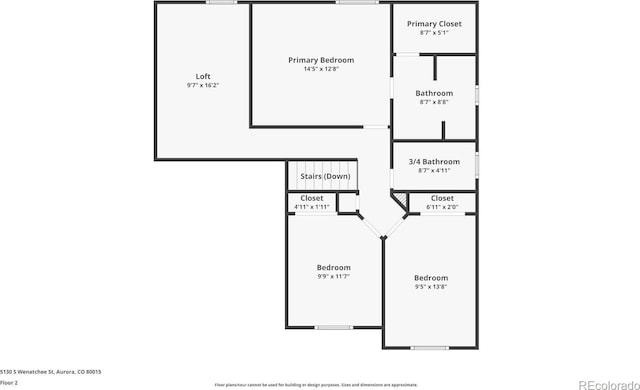 5130 S Wenatchee St, Aurora, CO 80015 - room layout