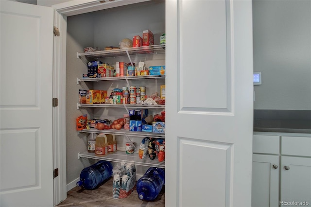 view of pantry