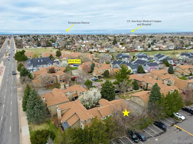 1080 S Yampa St, Aurora, CO 80017 - aerial perspective of suburban area