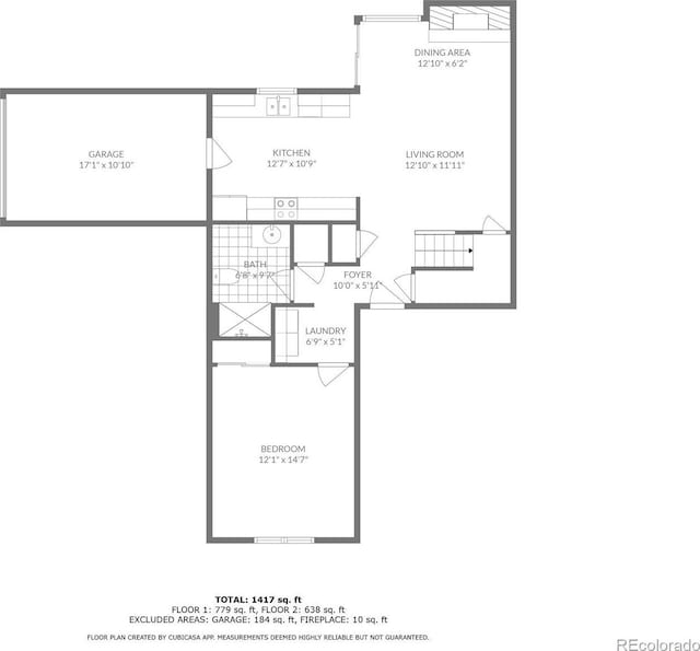 1080 S Yampa St, Aurora, CO 80017 - floor plan / room layout