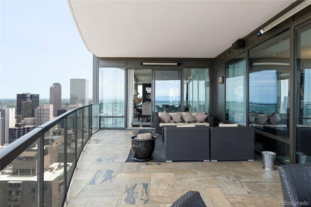 1133 14th St Unit 4150, Denver, CO 80202 - balcony featuring an outdoor living space