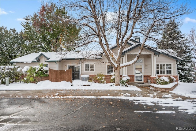 view of front of home