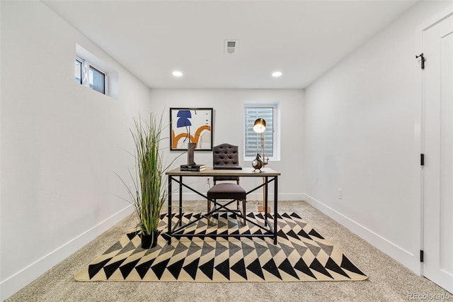 5573 S Huron St, Littleton, CO 80120 - office space with light colored carpet and recessed lighting