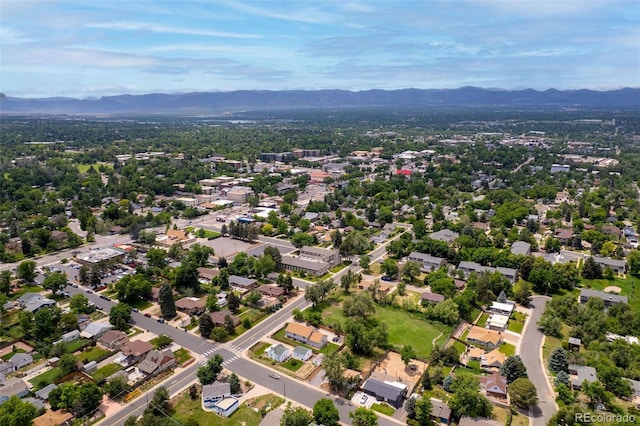 5573 S Huron St, Littleton, CO 80120 - aerial view of residential area with a mountainous background
