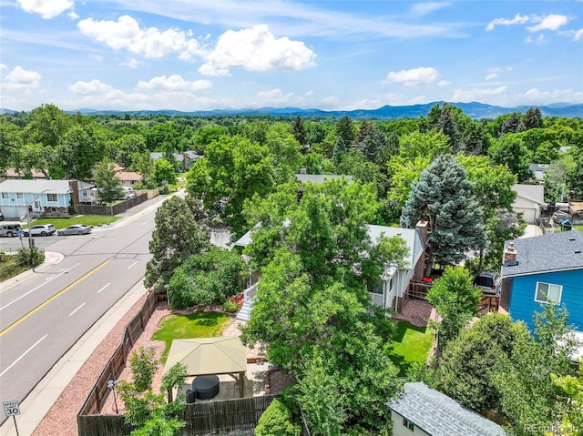 8280 Everett Way, Arvada, CO 80005 - aerial view of residential area featuring a mountainous background