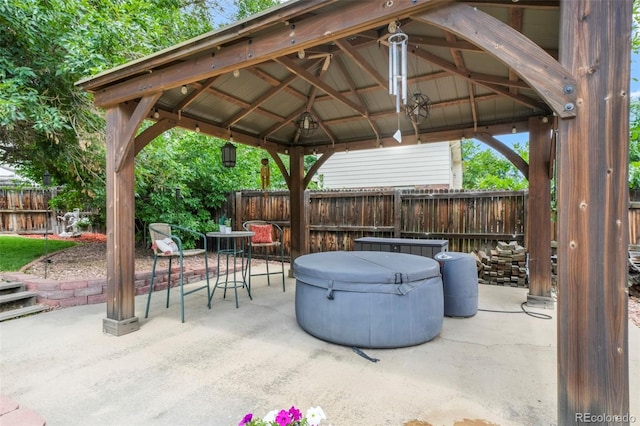 8280 Everett Way, Arvada, CO 80005 - view of patio / terrace with a gazebo