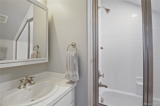8721 E 23rd Ave, Denver, CO 80238 - full bath with vanity and shower / tub combination