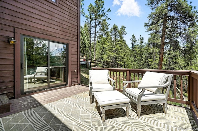7221 S Brook Forest Rd, Evergreen, CO 80439 - view of deck