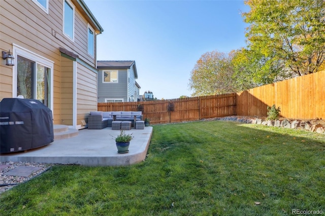 14389 E 101st Pl, Commerce City, CO 80022 - view of yard with an outdoor hangout area and a patio area