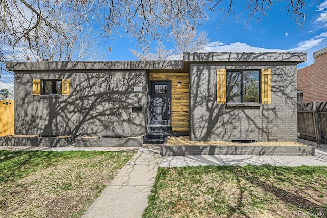 1040 Grove St, Denver, CO 80204 - view of front of house with fence