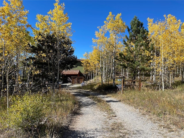 view of road