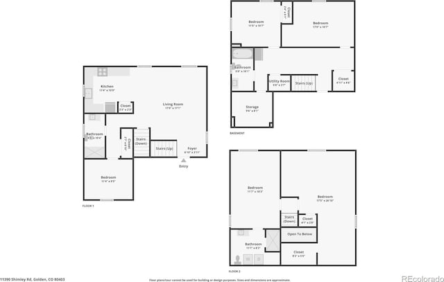 11390 Shimley Rd, Golden, CO 80403 - room layout