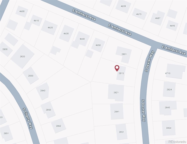 2815 S Dexter Way, Denver, CO 80222 - map / location