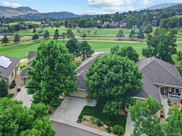 15876 Double Eagle Dr, Morrison, CO 80465 - bird's eye view of mountains and a golf club
