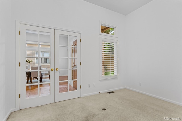 15876 Double Eagle Dr, Morrison, CO 80465 - unfurnished room featuring carpet and french doors