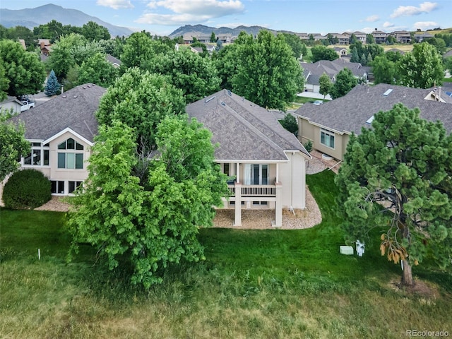 15876 Double Eagle Dr, Morrison, CO 80465 - aerial perspective of suburban area with a mountainous background