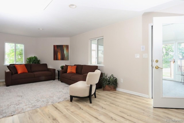 10420 Marion St, Northglenn, CO 80233 - living room featuring wood finished floors and baseboards