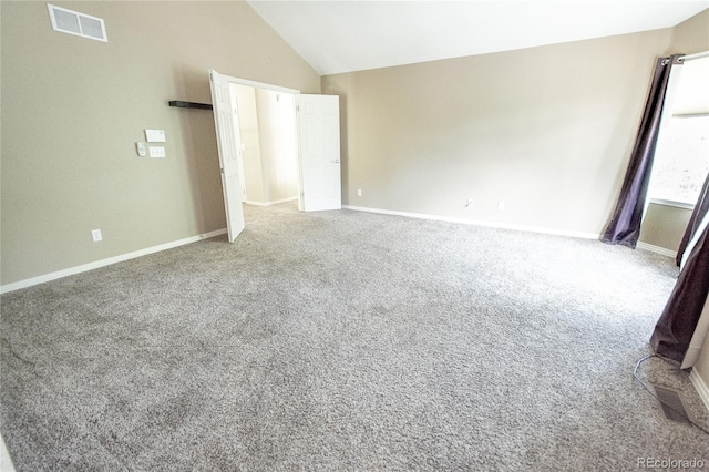 17672 E Weaver Pl, Aurora, CO 80016 - unfurnished bedroom featuring lofted ceiling and carpet