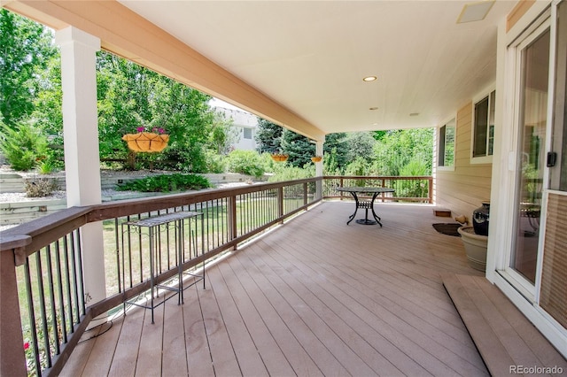 17672 E Weaver Pl, Aurora, CO 80016 - view of wooden deck