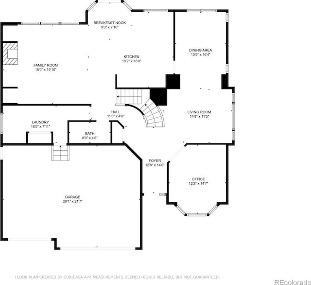 17672 E Weaver Pl, Aurora, CO 80016 - view of home floor plan