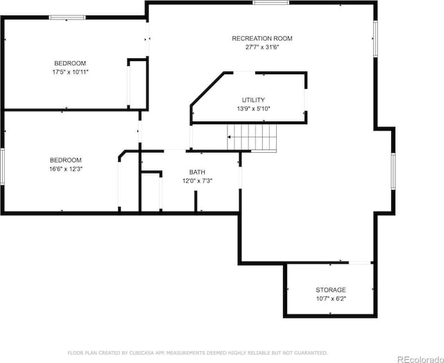 17672 E Weaver Pl, Aurora, CO 80016 - view of room layout