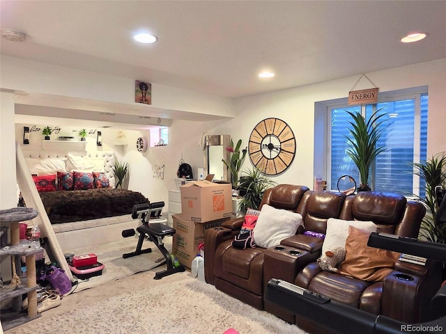20391 E 42nd Ave, Denver, CO 80249 - cinema room featuring carpet floors and recessed lighting