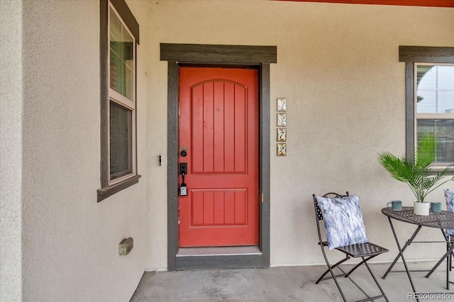 3372 Central Park Blvd, Denver, CO 80238 - view of exterior entry featuring stucco siding