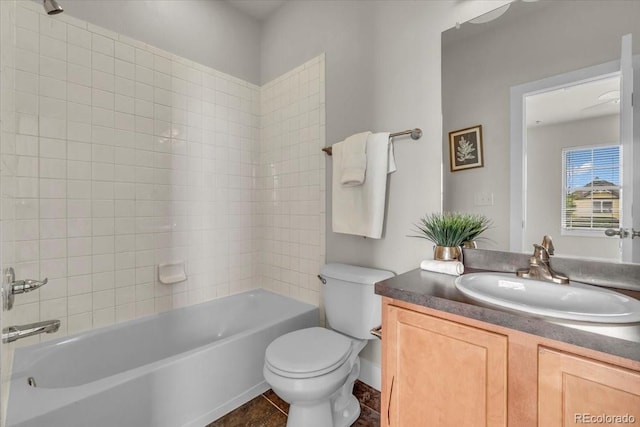 3372 Central Park Blvd, Denver, CO 80238 - full bath with vanity, toilet, and shower / bath combination