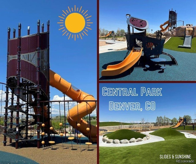 3372 Central Park Blvd, Denver, CO 80238 - communal playground featuring a yard