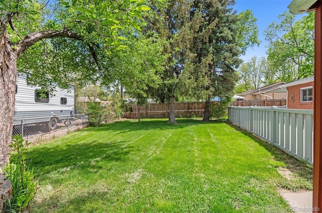 view of yard