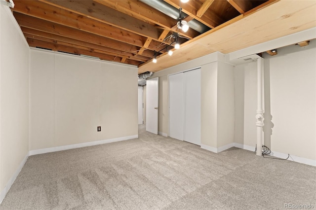 2692 S Pennsylvania St, Denver, CO 80210 - finished basement with baseboards and carpet
