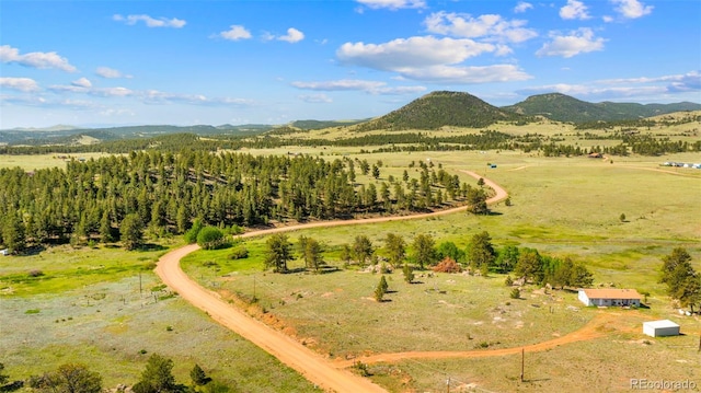 3980 County Rd 71, Guffey, CO 80820 - overview of rural landscape with mountains